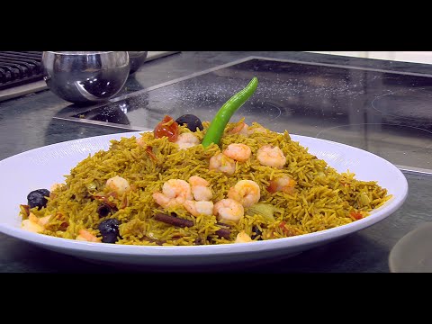 شاهد طريقة عمل كبسة بالجمبري