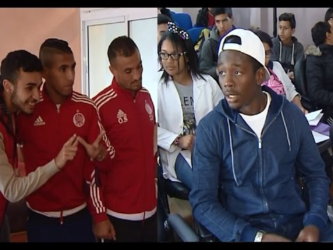 شاهد قطبي الدار البيضاء يشاركون في حملة ضد العنف