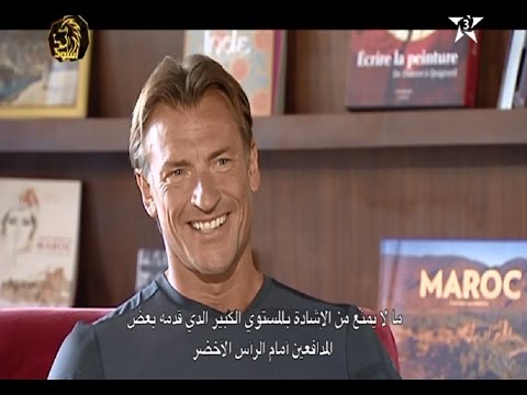 بالفيديو حوار خاص ومميز لبرنامج أسود مع الناخب الوطني هيرفي رونار