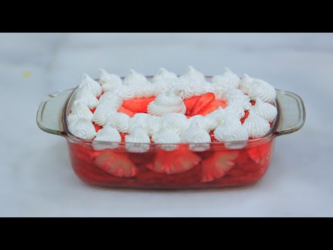 طريقة عمل كيكة بسكوت بالجيلي