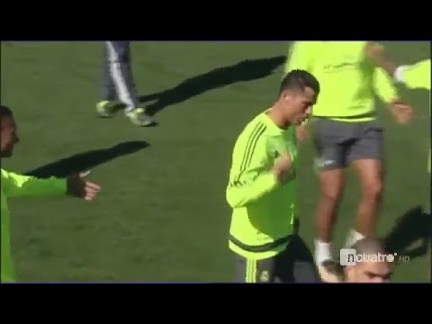 الغضب يسيطر على كريستيانو رونالدو خلال تدريبات الريال
