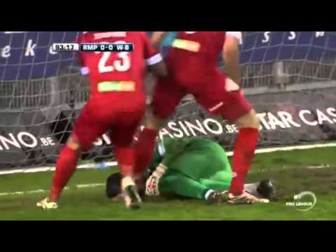 بالفيديو حارس برازيلي يتصدى إلى ركلة جزاء “قاتلة” في الدوري البلجيكي