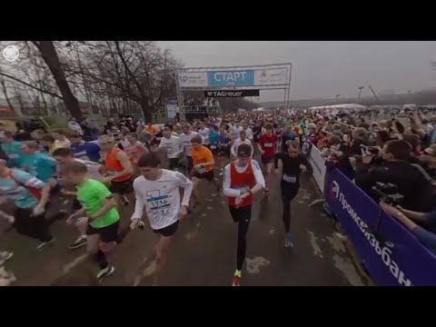 فعاليات ماراثون موسكو بتقنية 360 درجة 