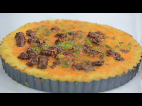 شاهد طريقة عمل تارت بطاطس بالسجق