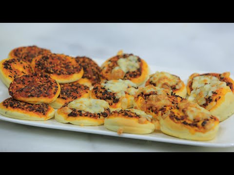 شاهد طريقة عمل فطائر بالصلصة  والجبنة