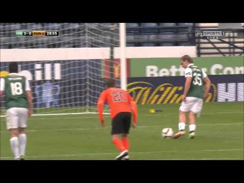 شاهد استعراض لاعب اسكتلندي خلال تسديد ضربة جزاء