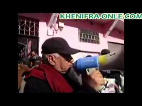 ملخص مسيرة مهنيي النقل في خنيفرة