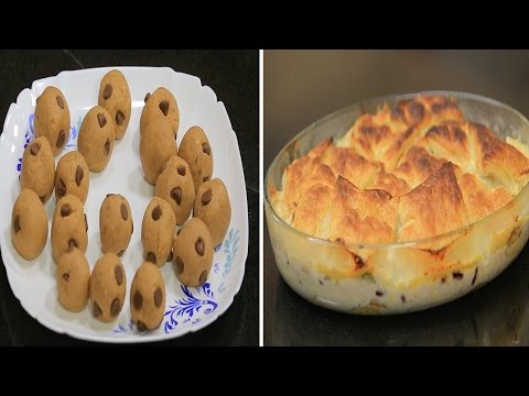 باف بستري بالبطاطس  ستيك بصوص القشطة  كرات موز بالقرفة