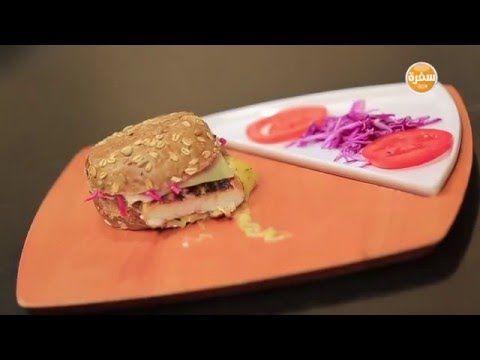 طريقة عمل سندوتش دجاج بالكرنب الأحمر