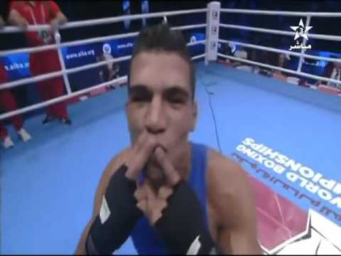 شاهد لحظة إعلان فوز المغربي محمد ربيعي