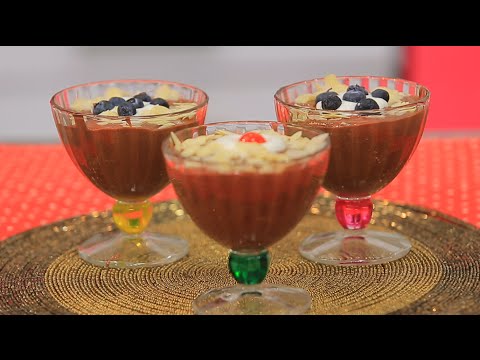 شاهد طريقة عمل موس الشيكولاتة بالمارشميلو