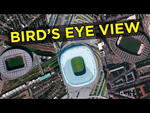 تعرف على أشهر 16 ملعب فى العالم عند مشاهدتها من السماء
