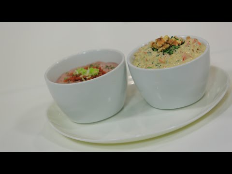 طريقة عمل غموس الزيتون الأخضر