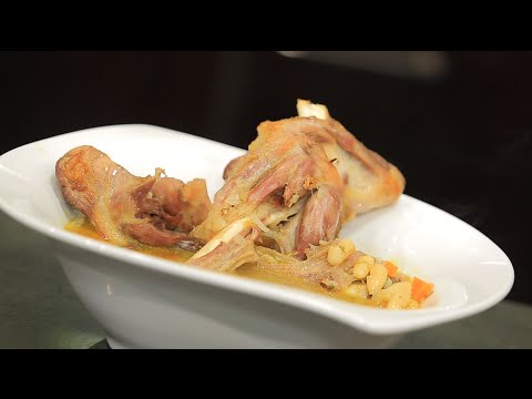 شوربة فاصوليا بيضاء بالموزة