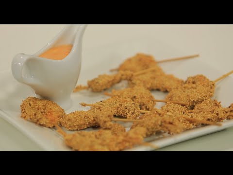 فيديو تعلمي عمل جمبري بالسمسم