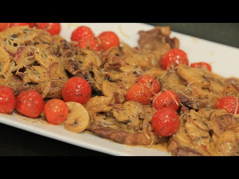 فيديو تعلمي عمل ستيك بالمشروم