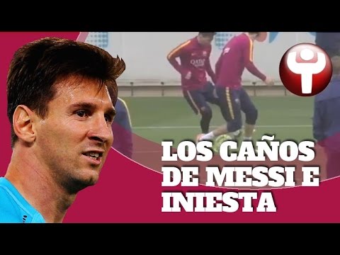 بالفيديو لاعبو برشلونة يسخرون من بيكيه بعد خداع ميسي له