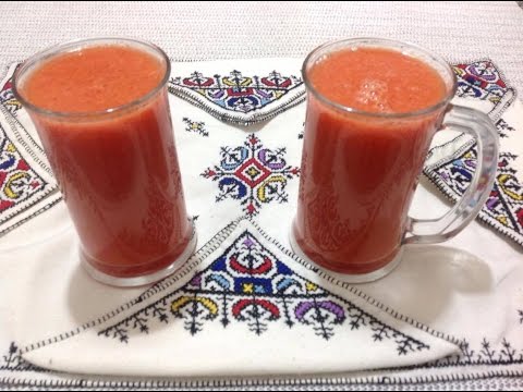 فكرة عصير لذيذ و سريع من المطبخ المغربي مع ربيعة