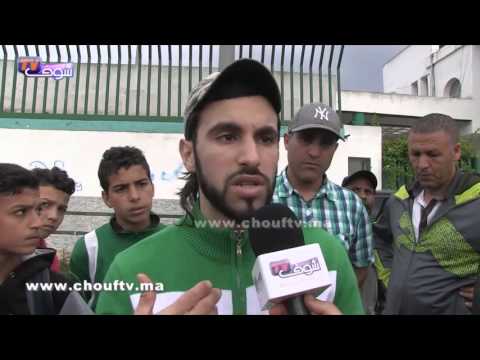 بالفيديو  الرجاوي الذي برت ساقه في أحداث شغب العيون ينتظربودريقة