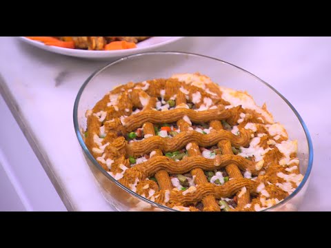 طريقة عمل بطاطس بيوريه باللحمة المفرومة